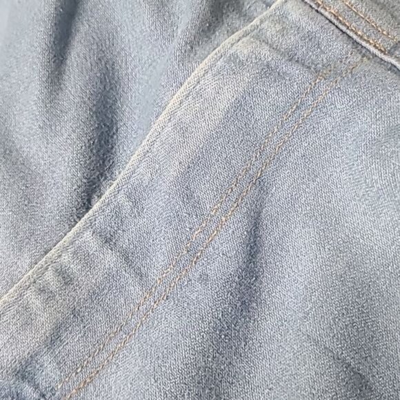 Vintage 70's Retro Lightwash Wide Leg High Rise Jeans Unisex 34" Waist - Picture 15 of 15